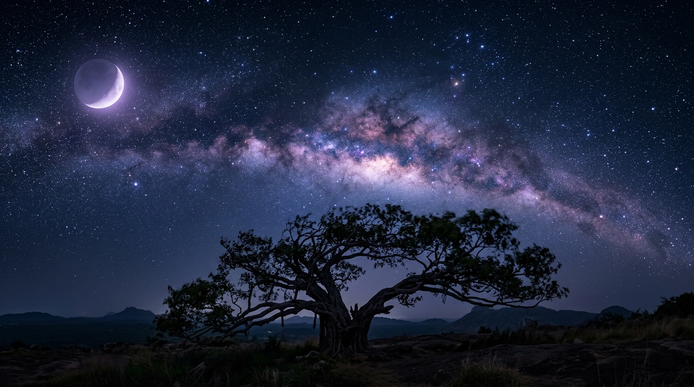 Moonlit sky - why sleep matters